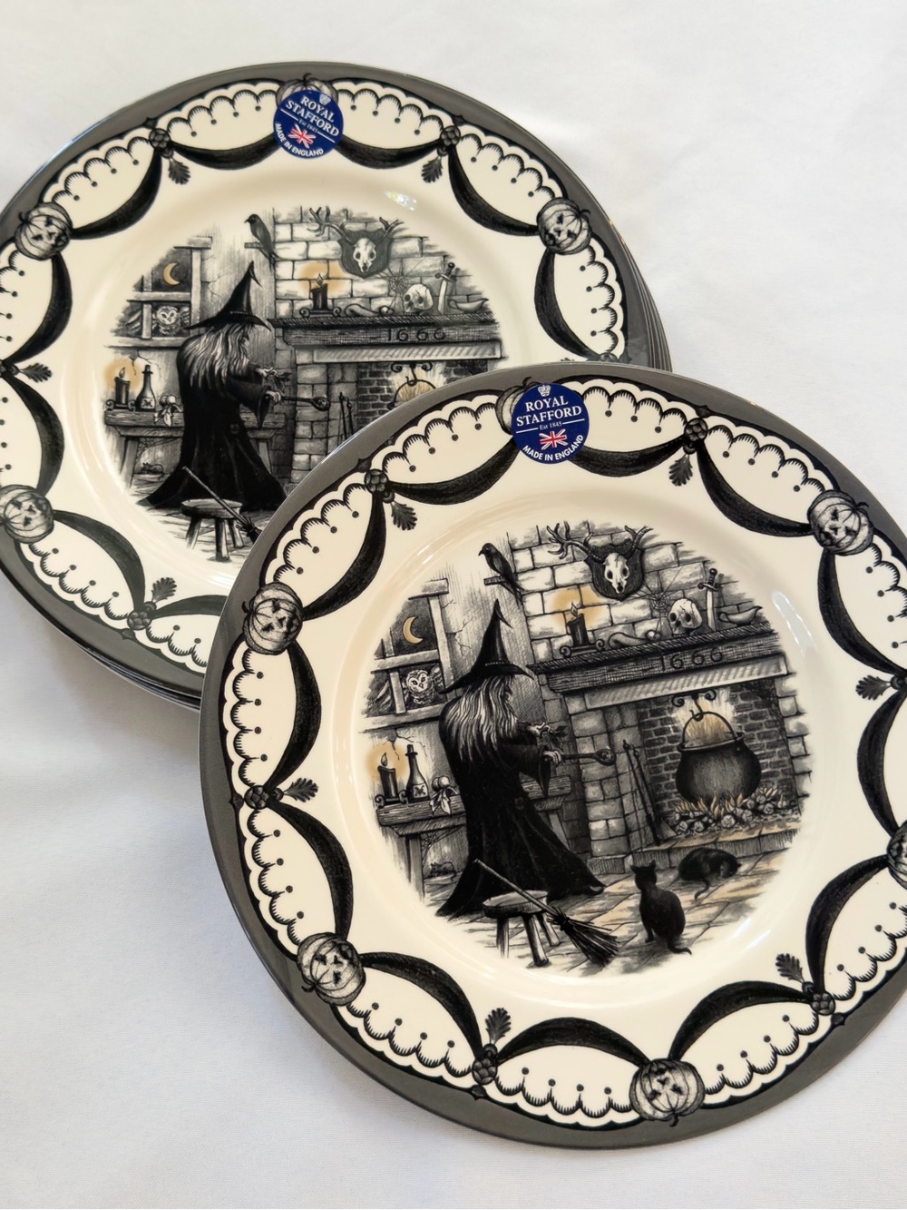 Royal Stafford Haunted Home Dinner Plate Set of 6